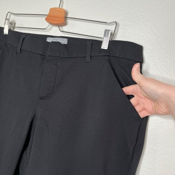 Wit & Wisdom Black Womens Ab-solution Mid Rise Crop Pants Stretch Knit size 20 - Picture 5 of 11